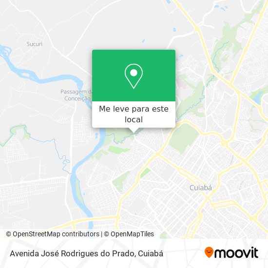 Avenida José Rodrigues do Prado mapa