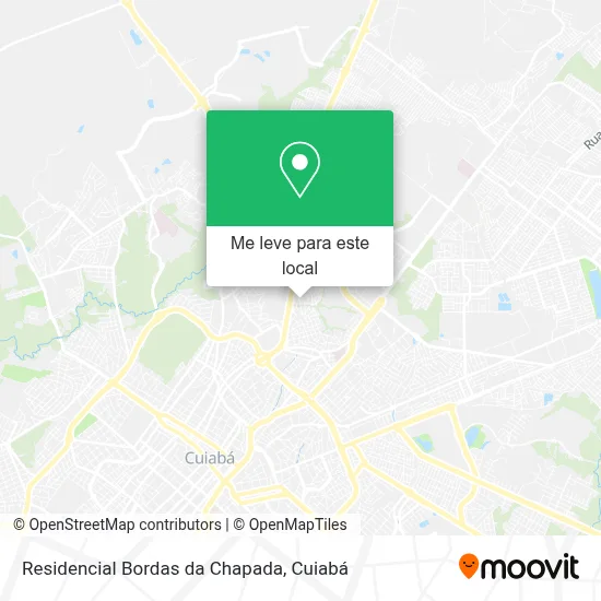 Residencial Bordas da Chapada mapa