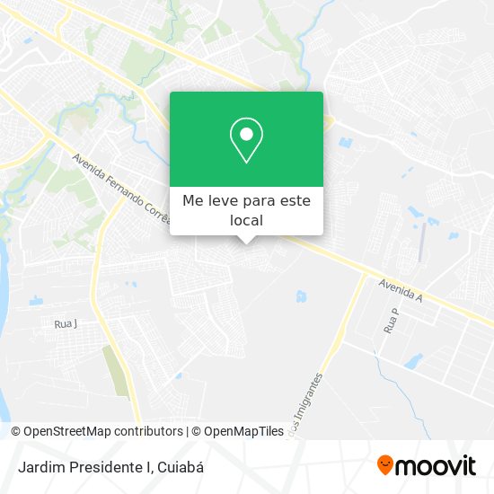 Jardim Presidente I mapa