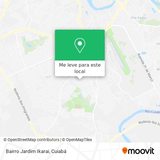 Bairro Jardim Ikarai mapa
