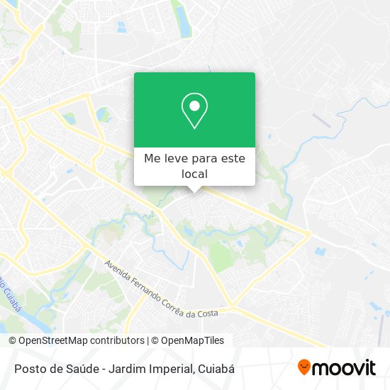 Posto de Saúde - Jardim Imperial mapa