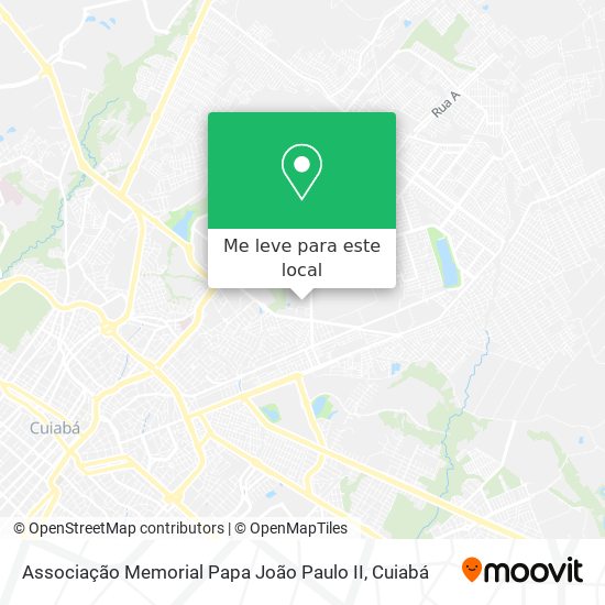 Associação Memorial Papa João Paulo II mapa