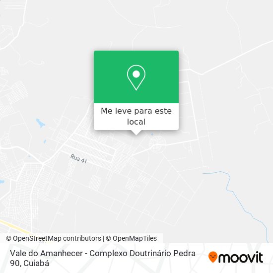 Vale do Amanhecer - Complexo Doutrinário Pedra 90 mapa
