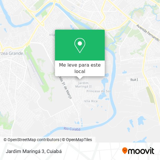Jardim Maringá 3 mapa
