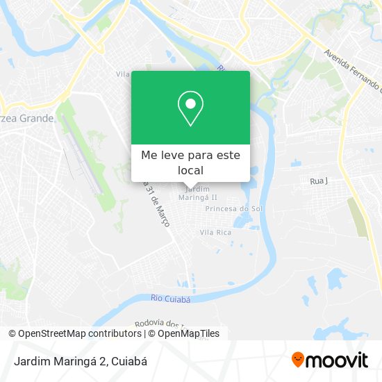 Jardim Maringá 2 mapa