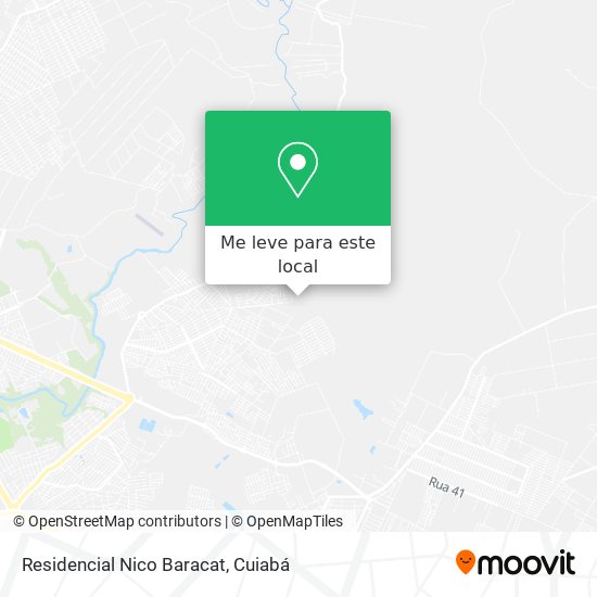 Residencial Nico Baracat mapa