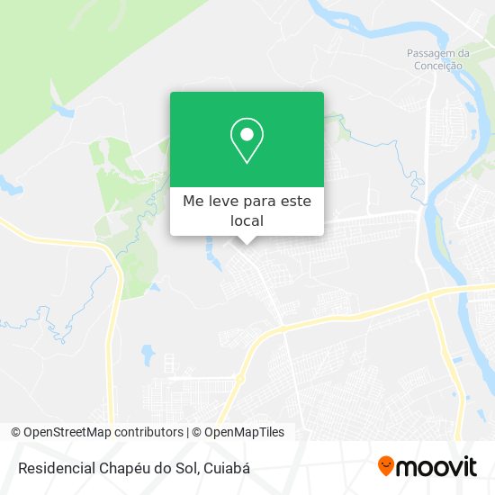 Residencial Chapéu do Sol mapa