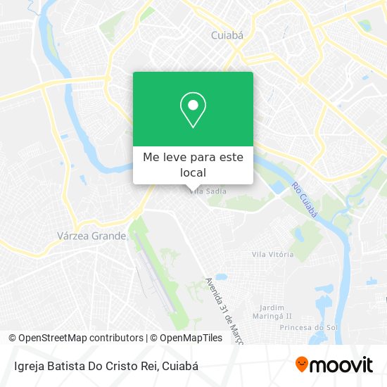 Igreja Batista Do Cristo Rei mapa