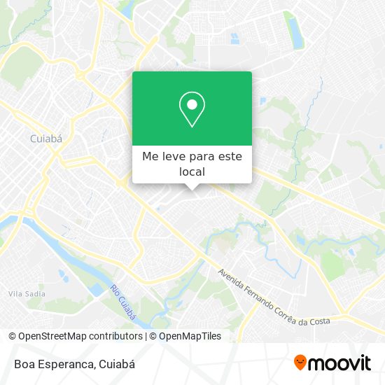 Boa Esperanca mapa