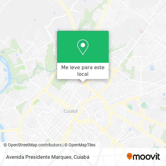 Avenida Presidente Marques mapa