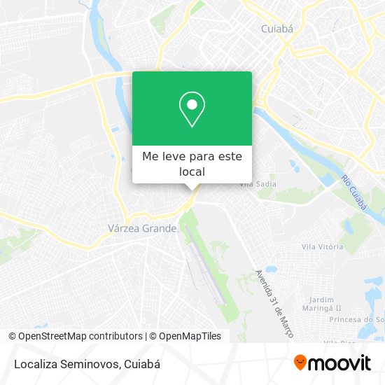 Localiza Seminovos mapa