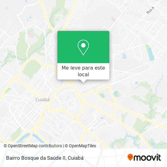 Bairro Bosque da Saúde II mapa