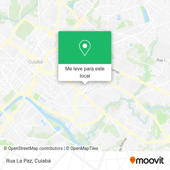 Rua La Paz mapa