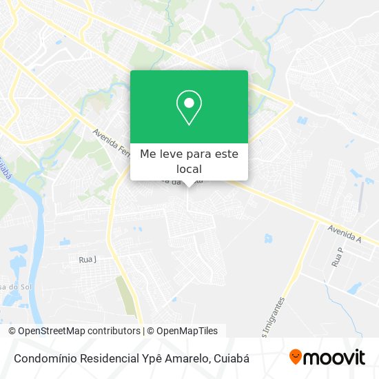 Condomínio Residencial Ypê Amarelo mapa