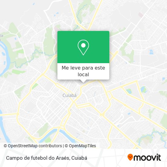 Campo de futebol do Araés mapa