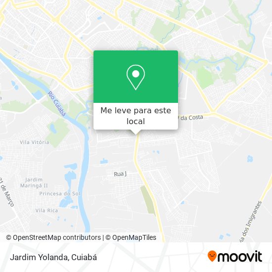 Jardim Yolanda mapa