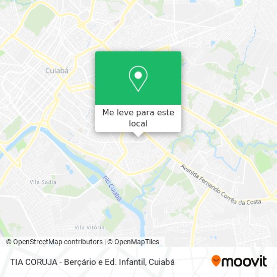 TIA CORUJA - Berçário e Ed. Infantil mapa