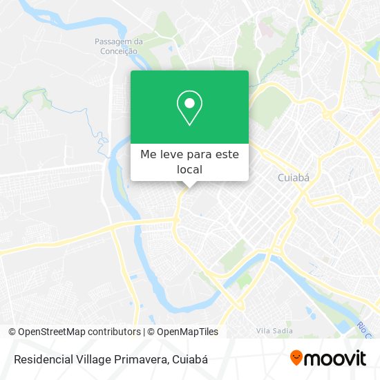 Residencial Village Primavera mapa