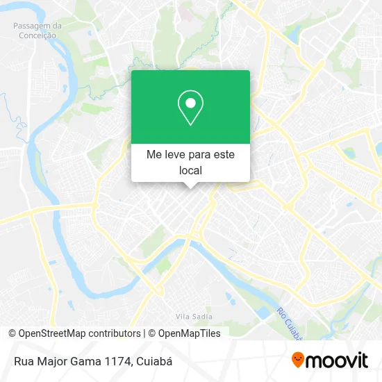 Rua Major Gama 1174 mapa
