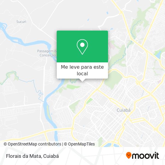 Florais da Mata mapa