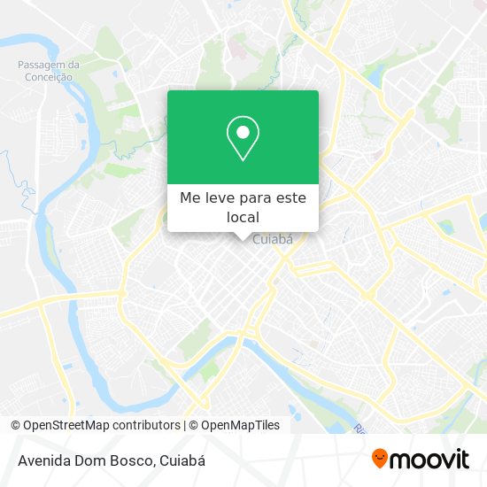 Avenida Dom Bosco mapa