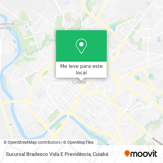 Sucursal Bradesco Vida E Previdência mapa