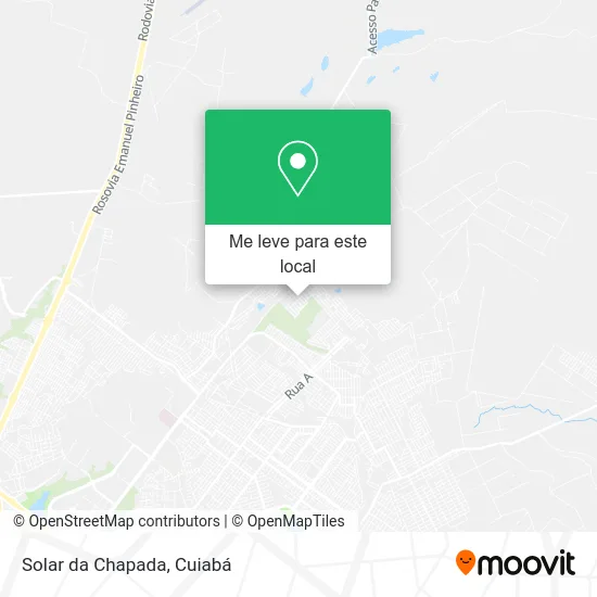 Solar da Chapada mapa