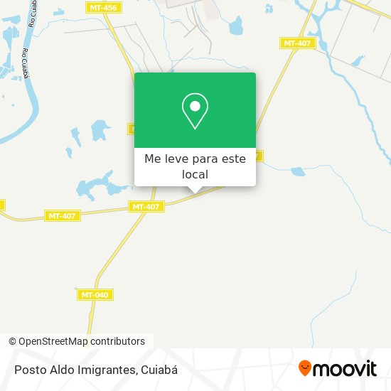 Posto Aldo Imigrantes mapa