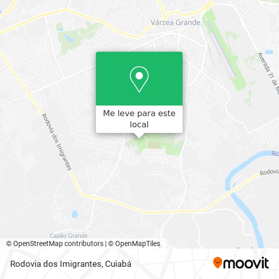 Rodovia dos Imigrantes mapa