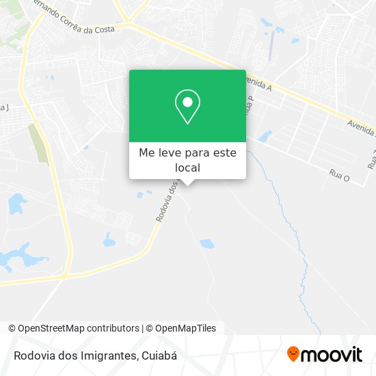Rodovia dos Imigrantes mapa