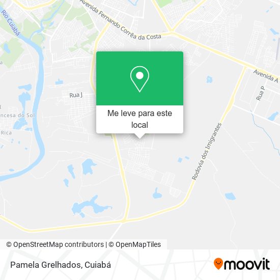 Pamela Grelhados mapa