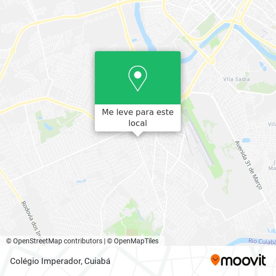 Colégio Imperador mapa