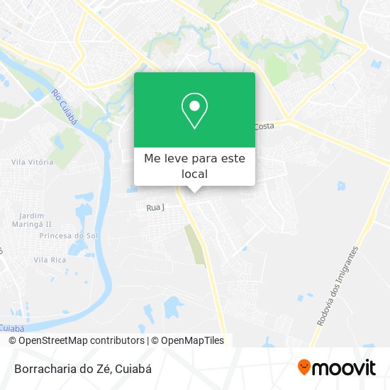 Borracharia do Zé mapa