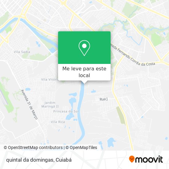 quintal da domingas mapa