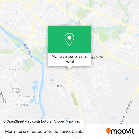 Marmitaria e restaurante do Janio mapa