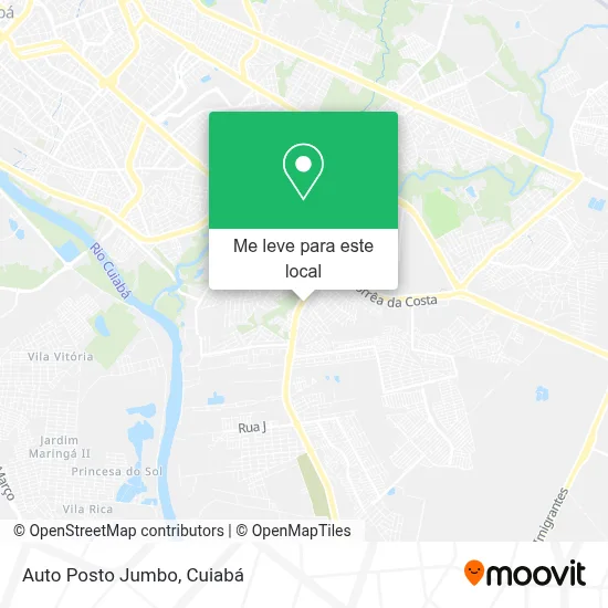 Auto Posto Jumbo mapa