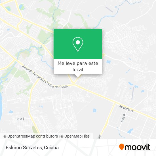 Eskimó Sorvetes mapa