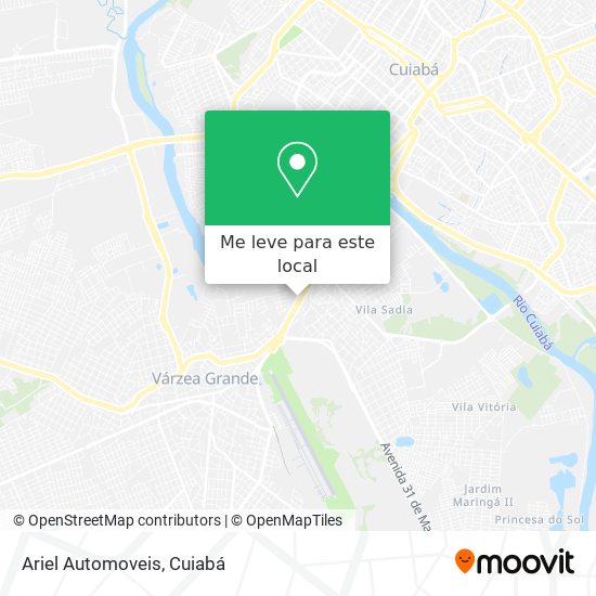 Ariel Automoveis mapa