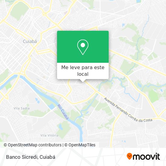 Banco Sicredi mapa