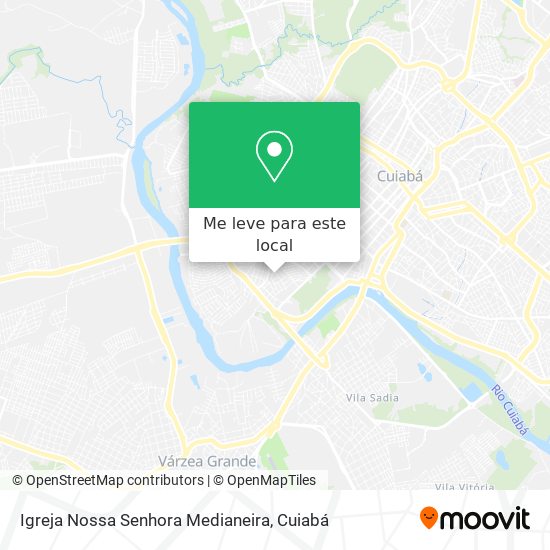 Igreja Nossa Senhora Medianeira mapa