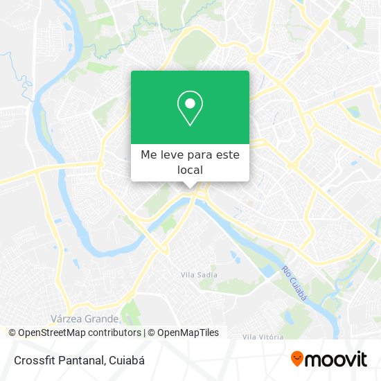 Crossfit Pantanal mapa