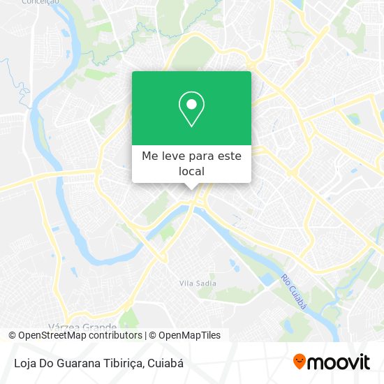 Loja Do Guarana Tibiriça mapa
