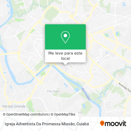 Igreja Adventista Da Promessa Missão mapa