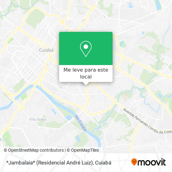 *Jambalaia* (Residencial André Luiz) mapa