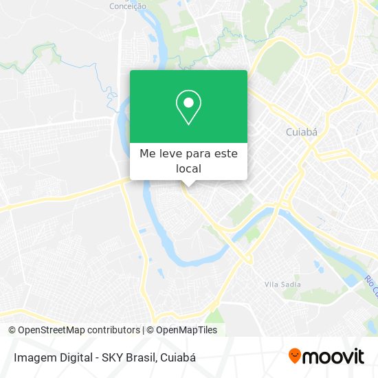 Imagem Digital - SKY Brasil mapa