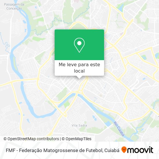 FMF - Federação Matogrossense de Futebol mapa