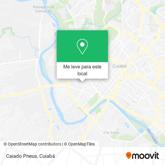 Caiado Pneus mapa