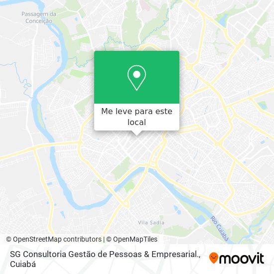 SG Consultoria Gestão de Pessoas & Empresarial. mapa