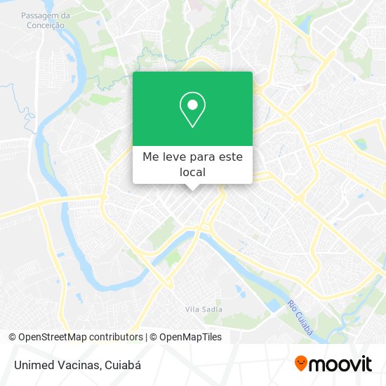 Unimed Vacinas mapa