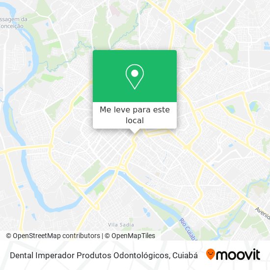 Dental Imperador Produtos Odontológicos mapa
